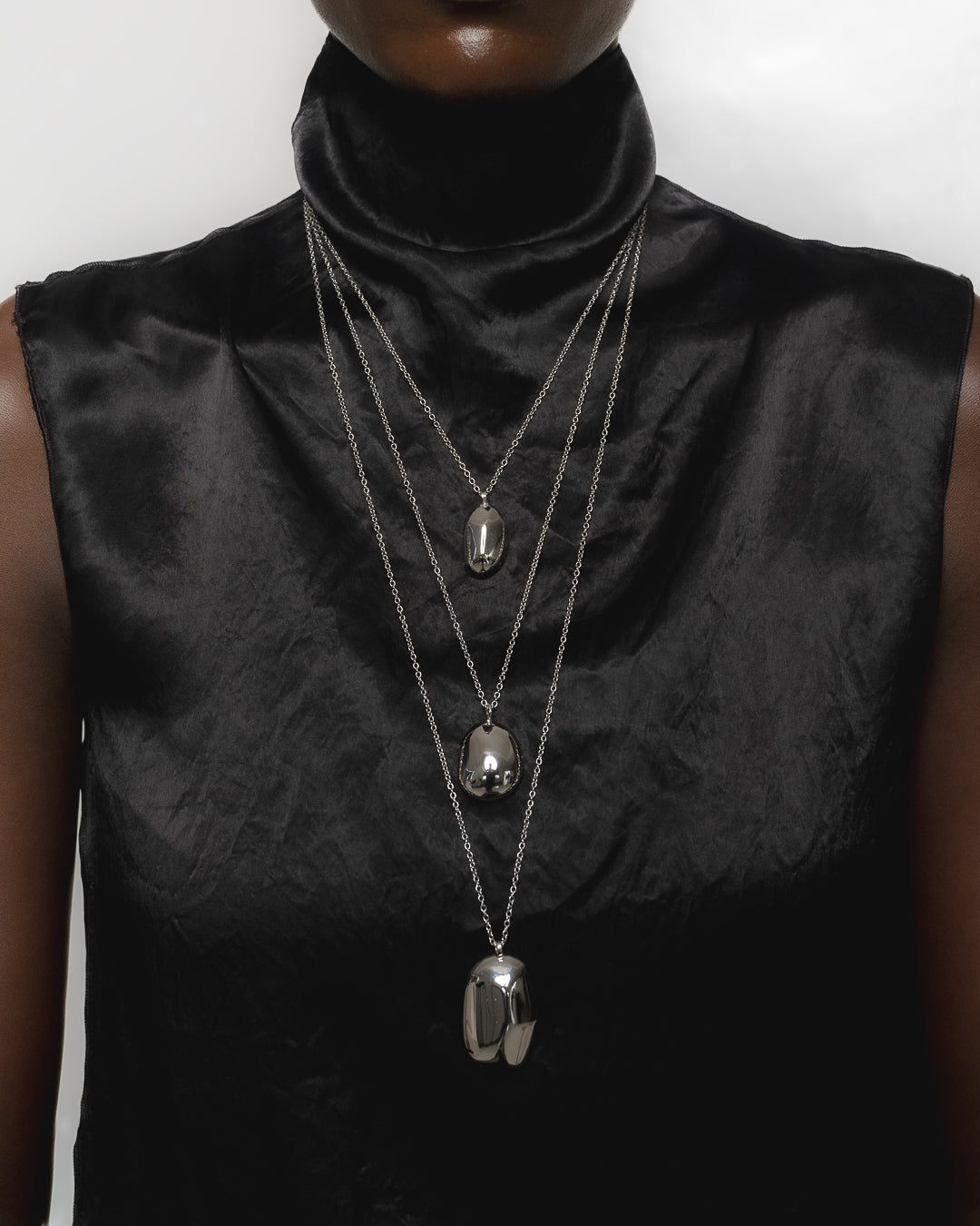 Jahazi Necklace (Small)- Silver