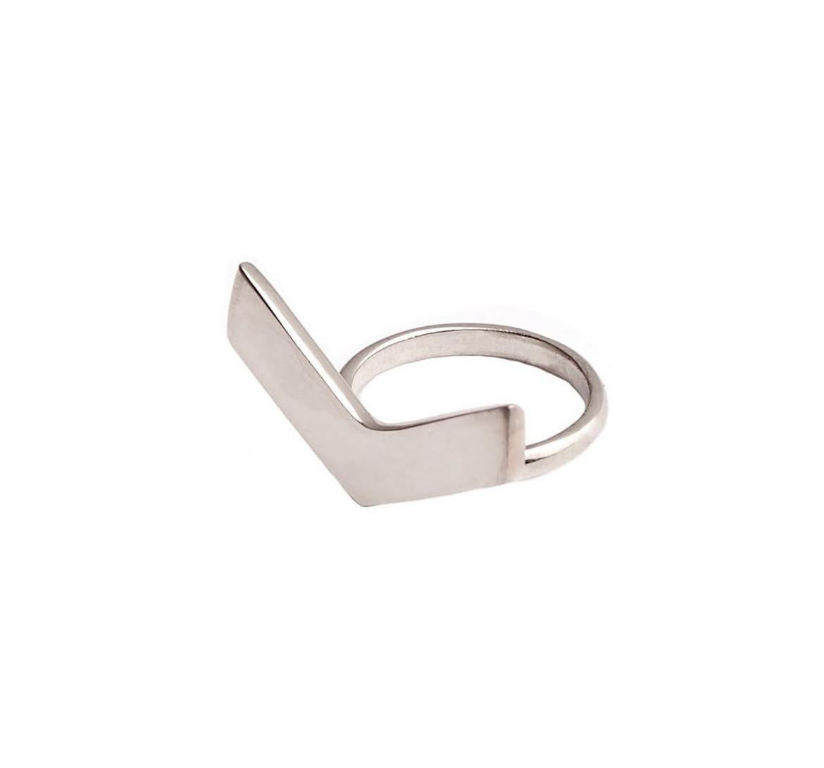 Boomerang Ring (silver)