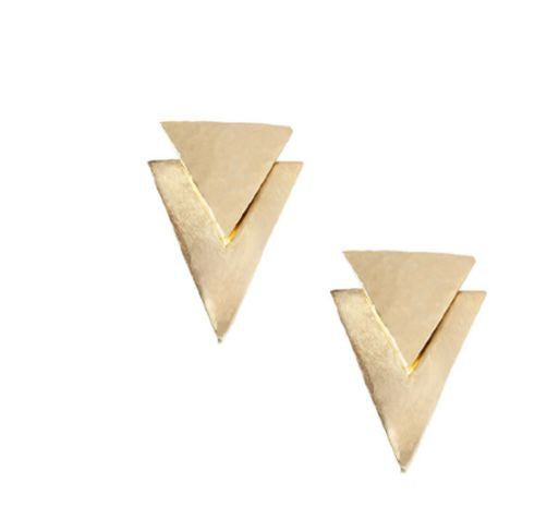Double V Earrings