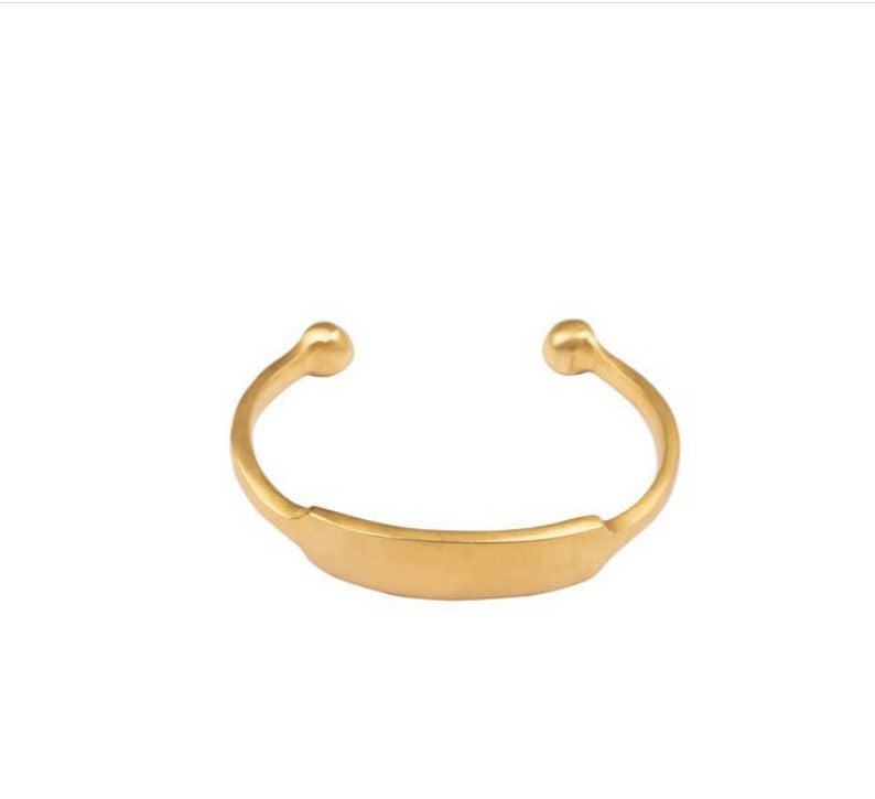 Rectangle Double Ball Bracelet