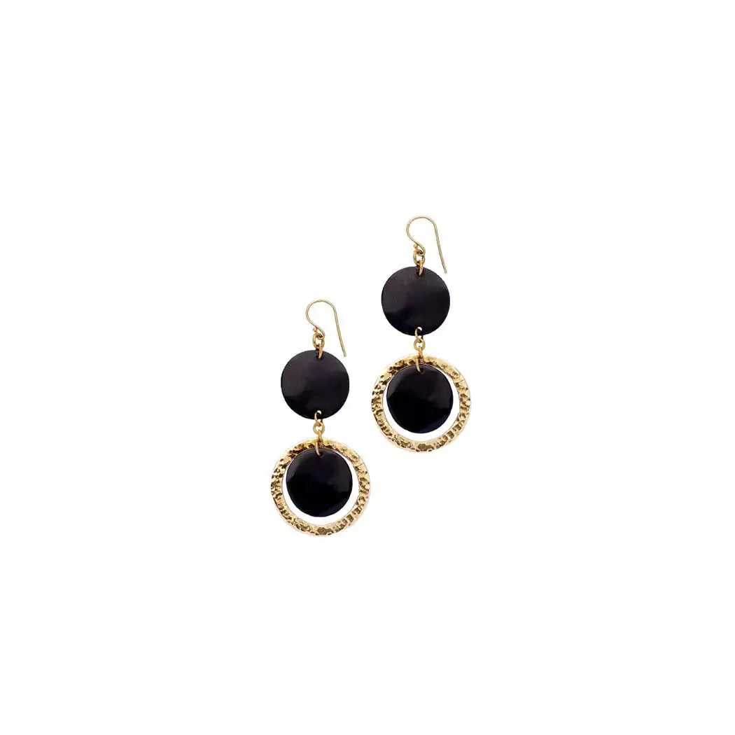 Blueberry Earrings Black