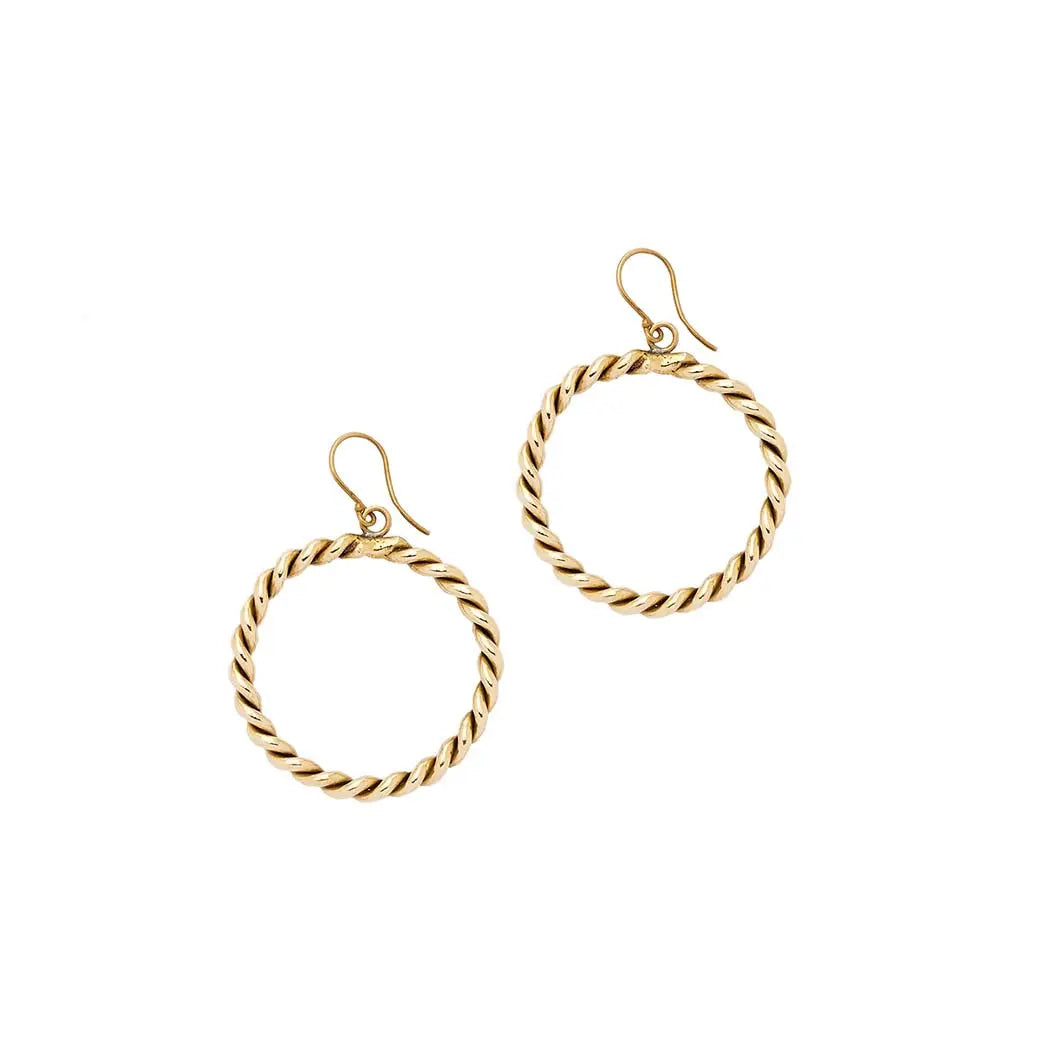 Kipato Unbranded - Braided Dangle Earrings (Medium) 